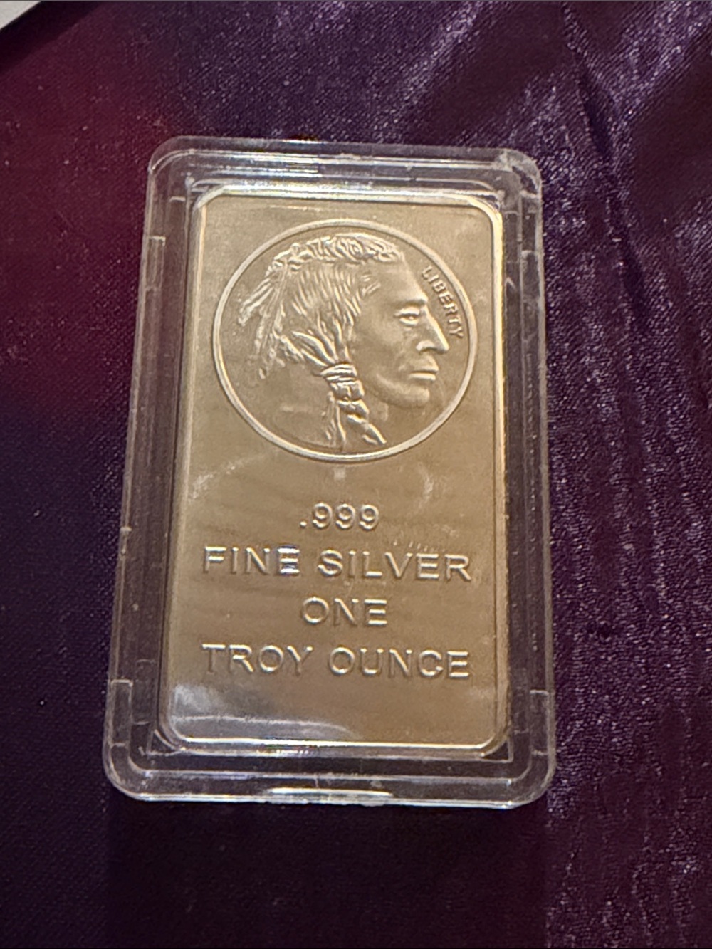 1 oz .999 Fine Silver Bullion Bar - Silver
